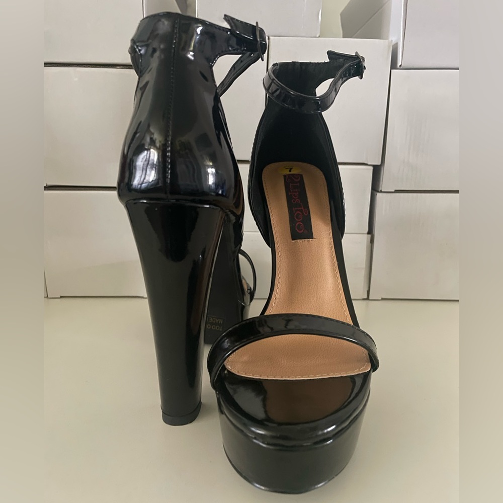 ♥️Open Toe Heels Size 7, Excellent Condition!